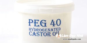 Peg 40 hydrogenated castor oil là gì